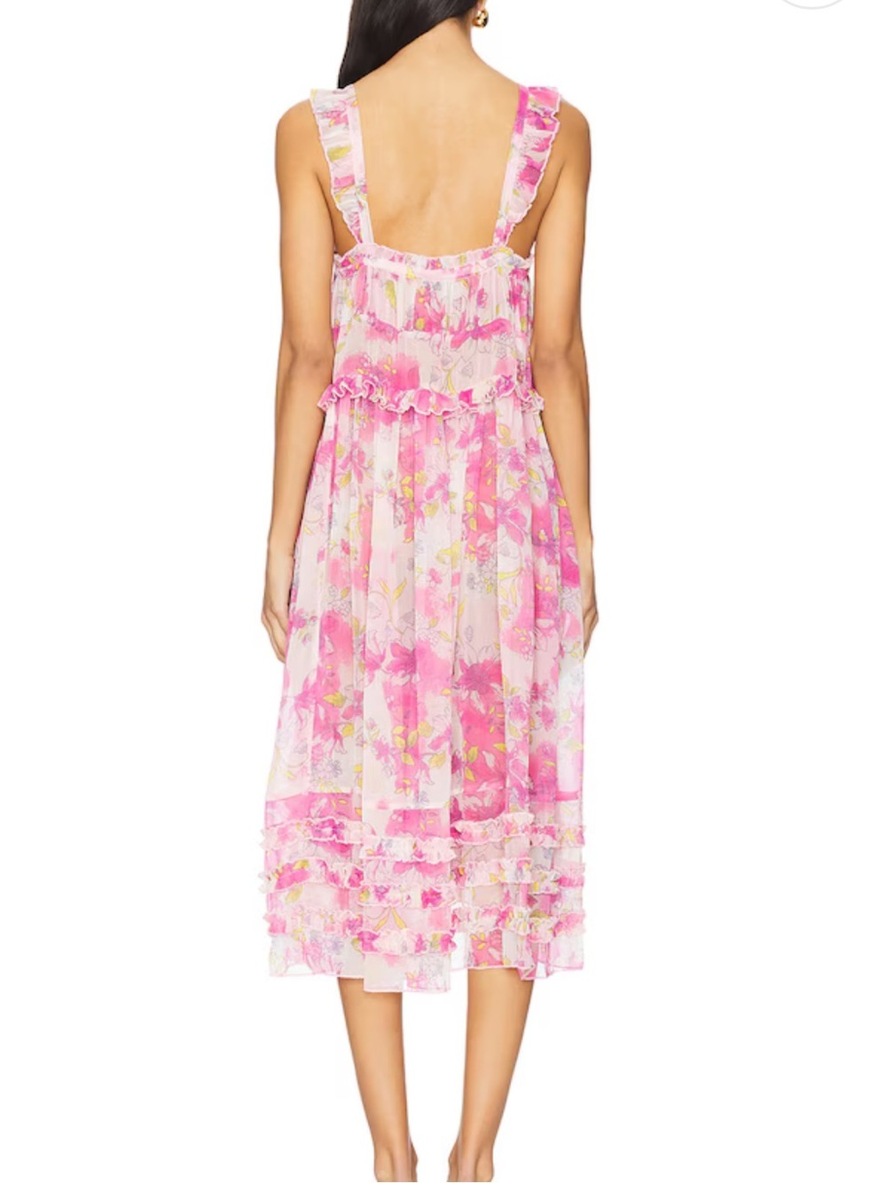 Intimately Fp Moon Phase Printed Midi Dress In Pop Combo - Picture 2 of 6